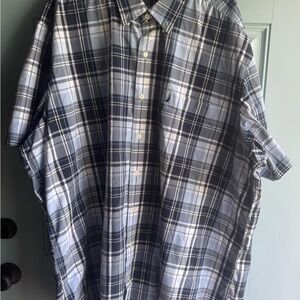 Men's Blue Plaid Shirt